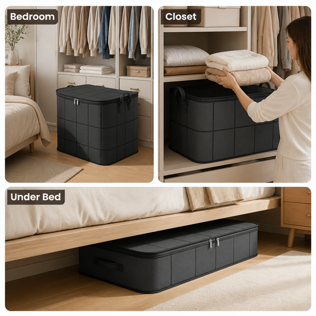 FortiStor™ Bedding Vault — Crush Clutter and Enjoy a Serene, Spacious Home Instantly