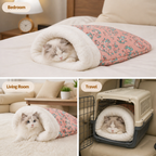 SnugPaw™ — A Plush, Sheltered Hideaway for Their Coziest Naps