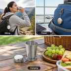 PocketSip™ — Keep a reusable cup close, without the bulk wherever you go.