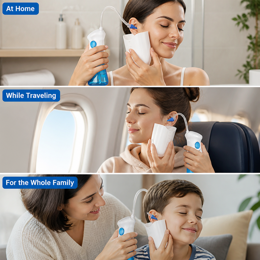 AuraClear™ Ear Care System — Experience the Bliss of Clean, Clear, and Comfortable Ears Every Day
