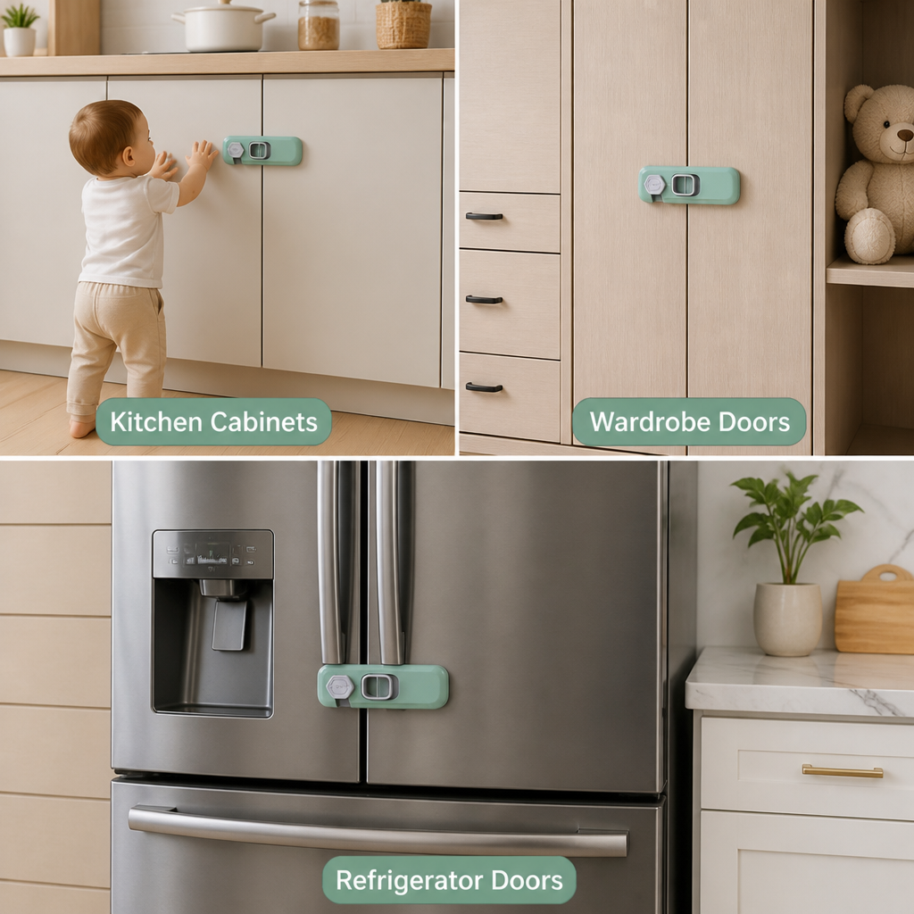 SafeNest™ Childproof Locks — Shield Your Home with Invisible, Ironclad Peace of Mind