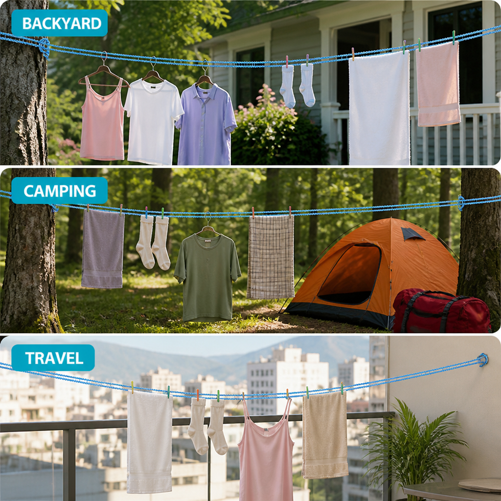 AeroGrip™ — Keep Clothes Secure and Dry Anywhere, Even in the Wildest Winds