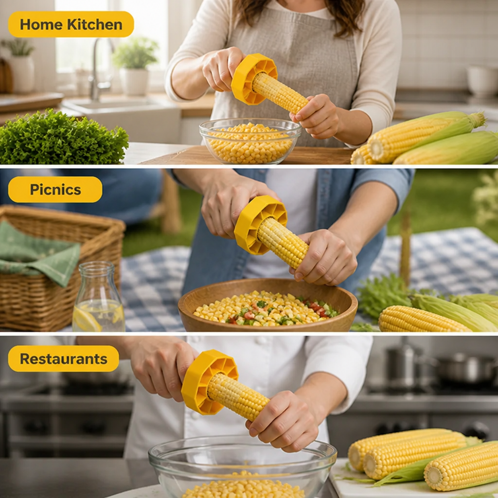 CornEase™ — Effortless, Mess-Free Corn Stripping That Feels Like Magic in Your Hand