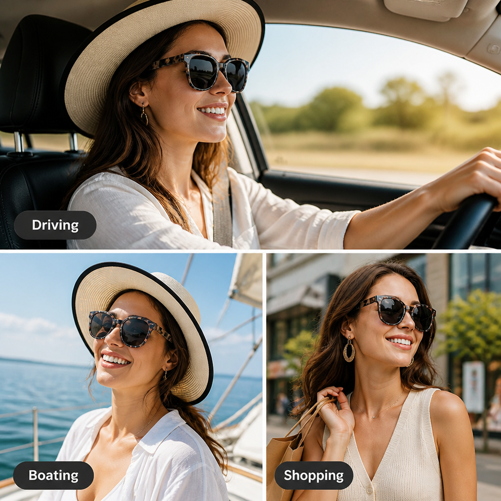 LumelaShade™ — Experience Effortless Style and Glare-Free Confidence Every Sunlit Moment