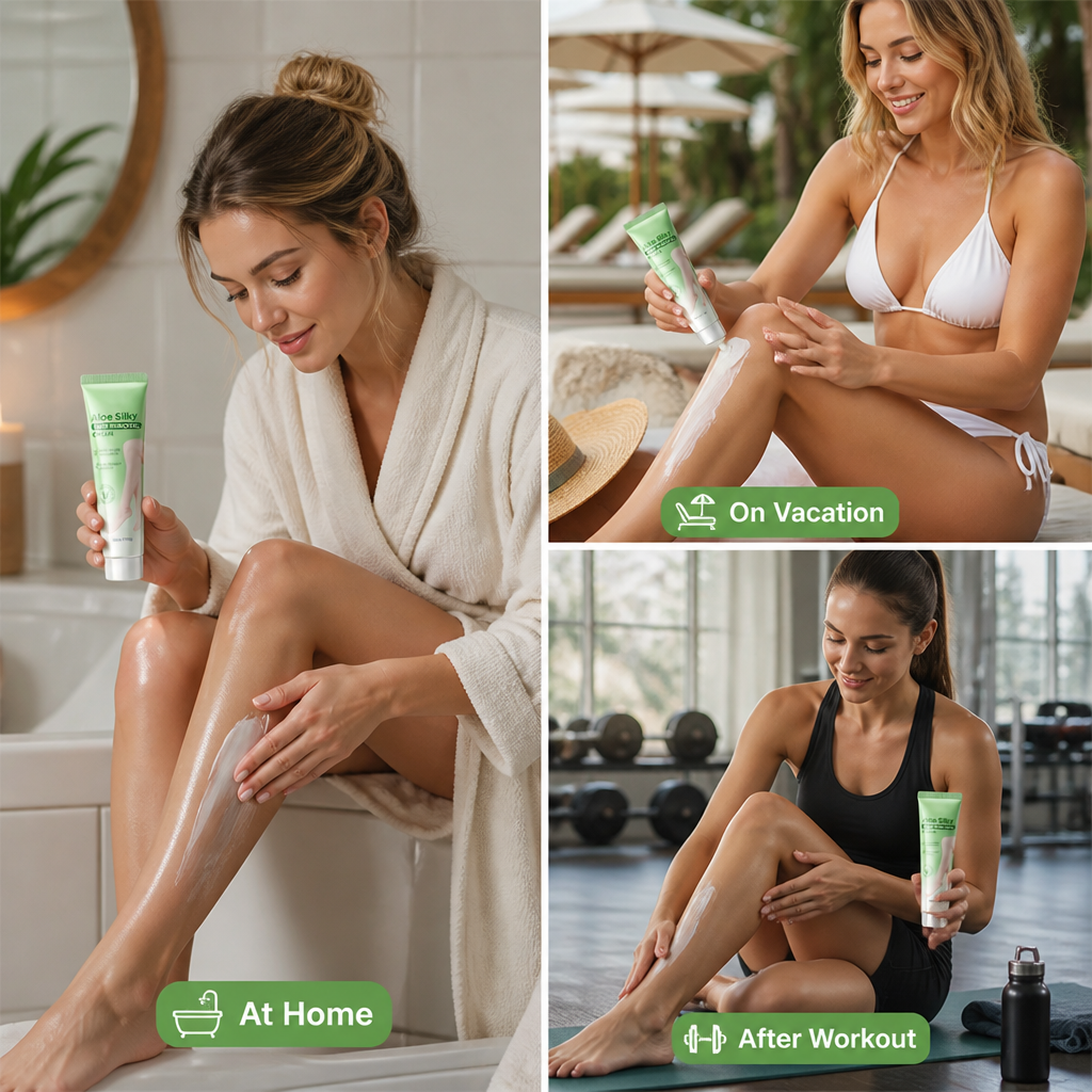 SilkenAura™ — Reveal irresistibly smooth, glowing skin without a shred of pain or irritation