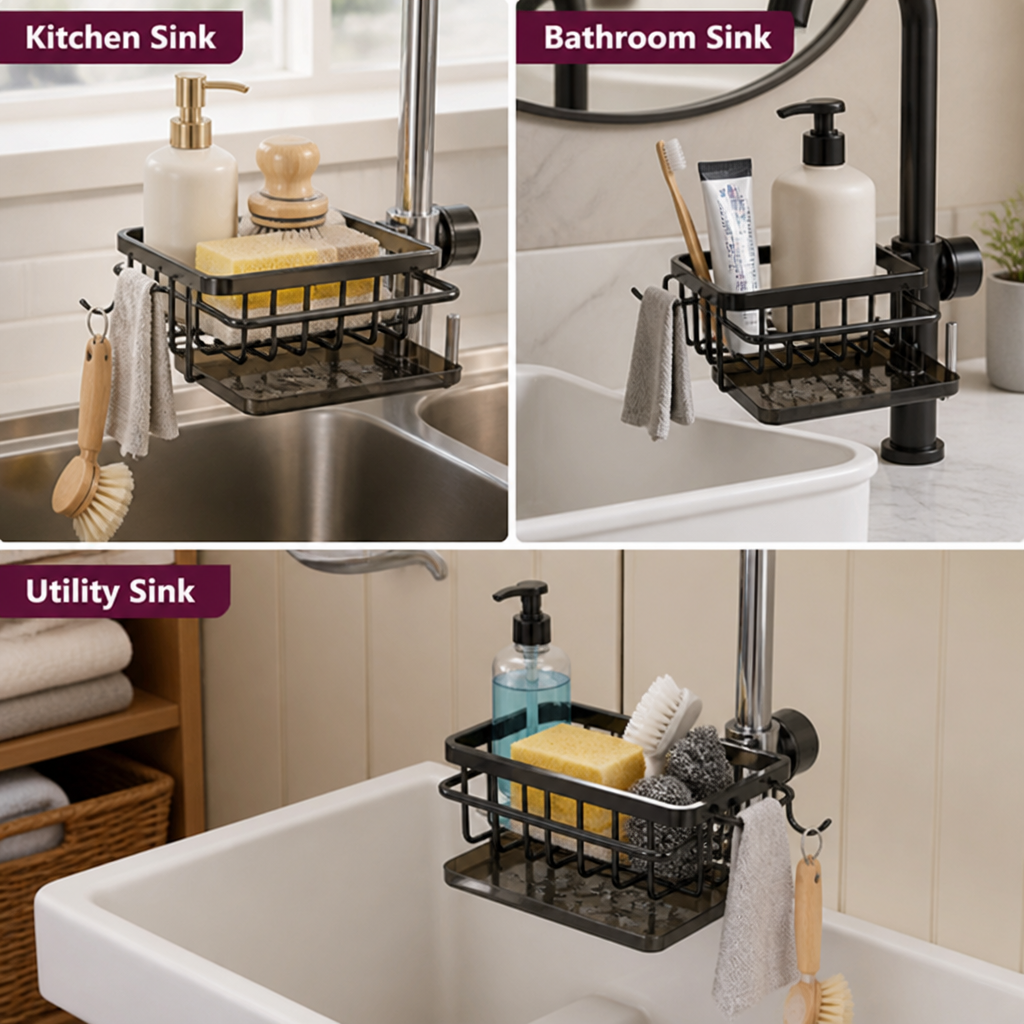 FlowNest™ — Transform Your Sink into a Stylish, Clutter-Free Sanctuary