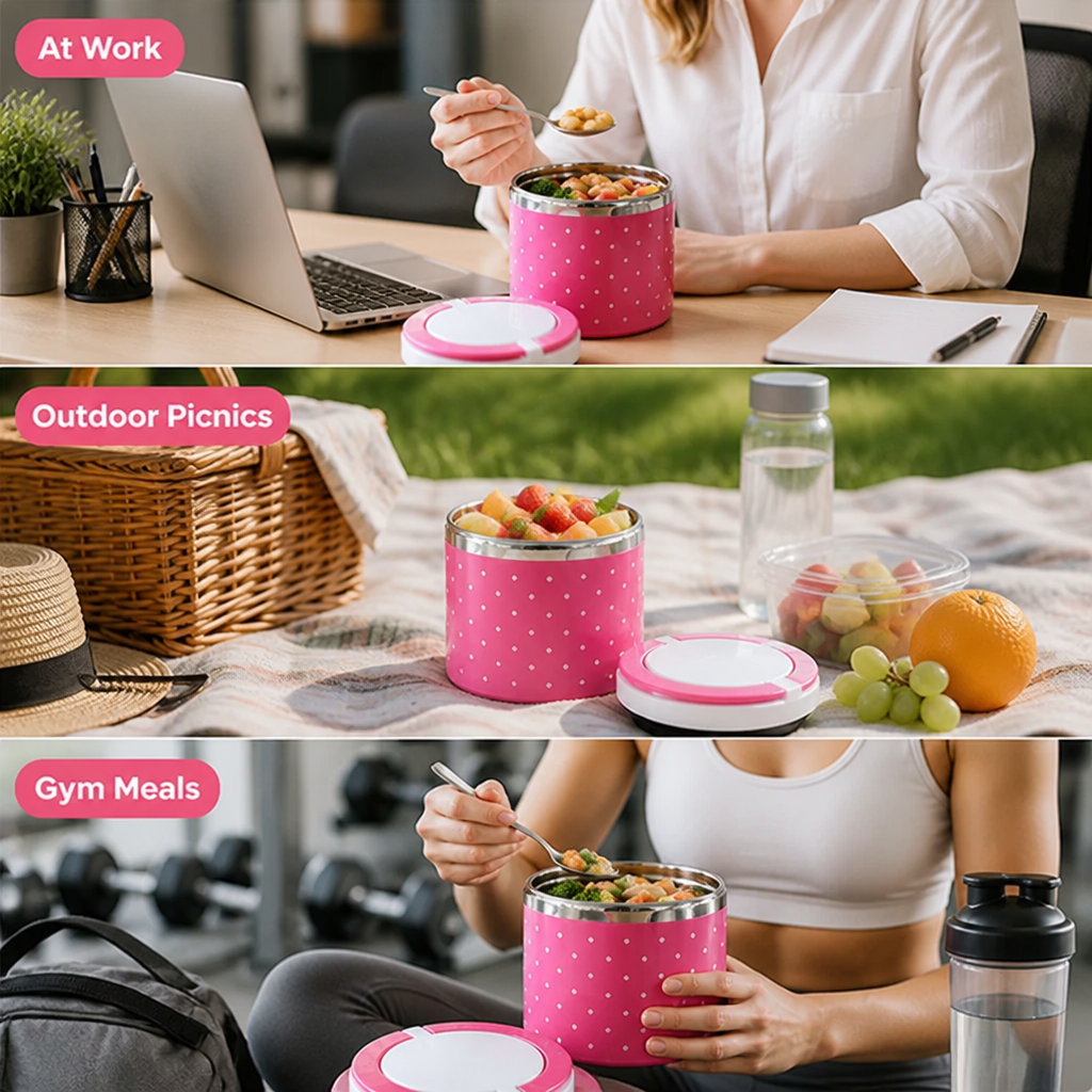 SizzleCaddy™ — Relish Warm, Fresh Meals Wherever Life Leads You