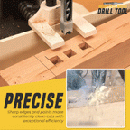 SharpEdgePro™ Hollow Chisel Bit — Achieve Flawless Square Holes That Make Your Woodwork Shine