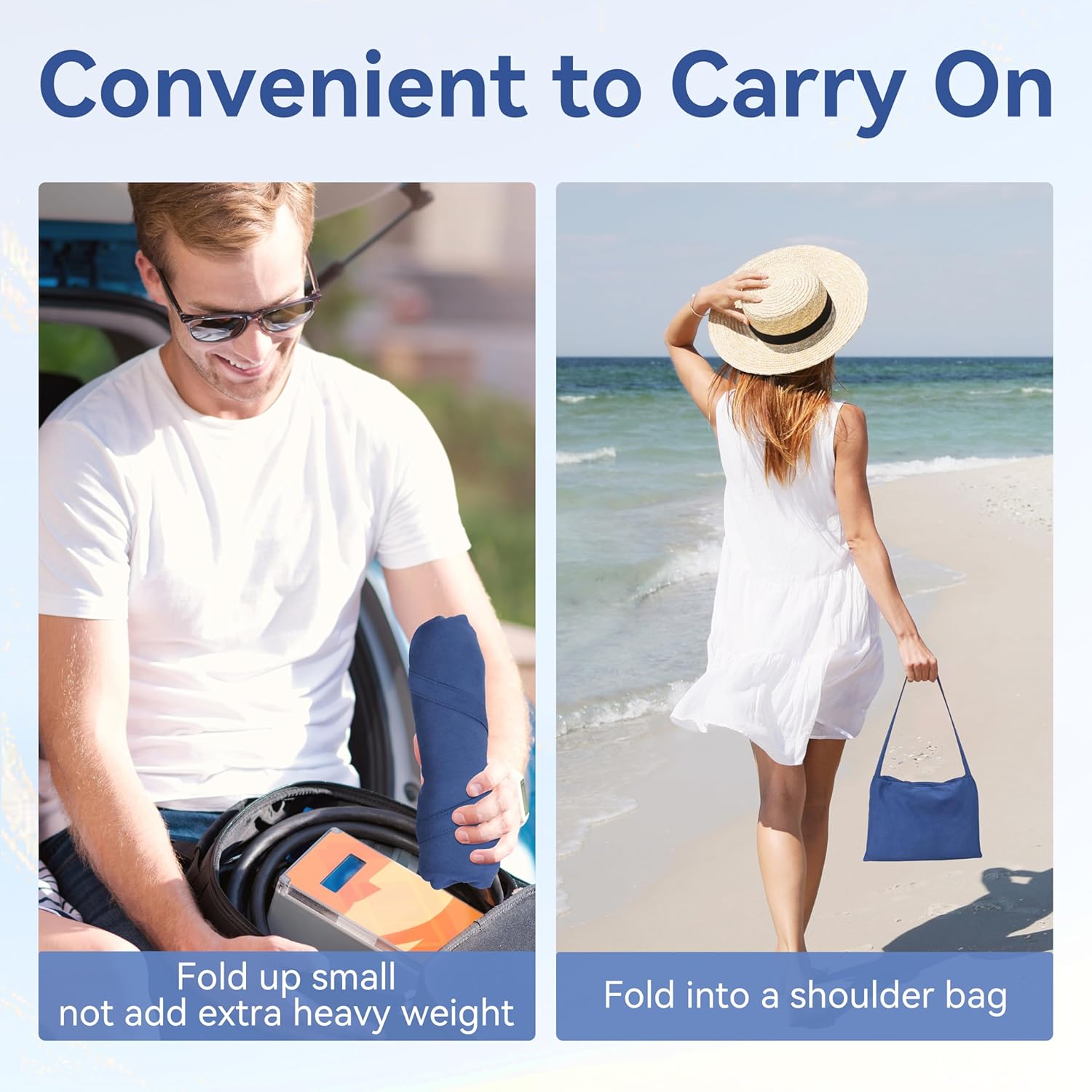 ShoreEase™ Sun Lounger Towel — Escape Sand Hassles with Instant Dry Comfort and Secure Storage