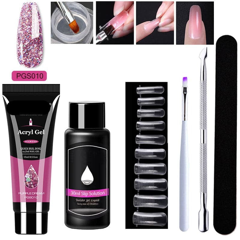 LustraVibe™ Nail Art 7-Piece Set — Salon-Quality Nails That Shine, Flex, and Protect Your Natural Beauty for Weeks