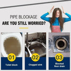 FlowGuard™ Drain Rescue™ — Crush Clogs and Odors Fast for Effortless, Fresh-Flowing Drains