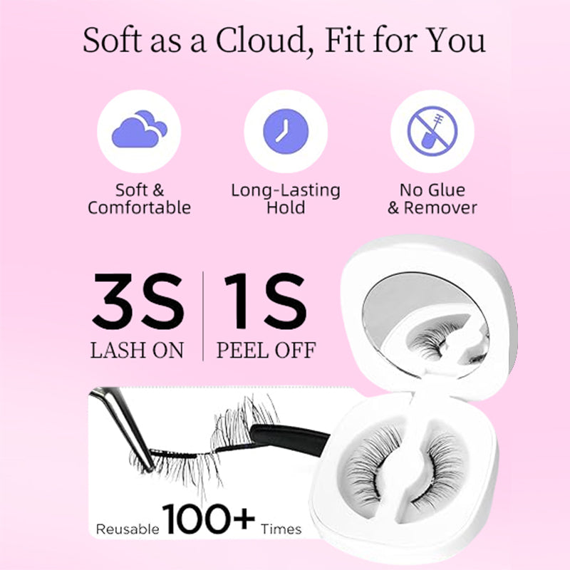 MagniLuxe™ Magnetic Lashes — Snap on Stunning, Feather-Light Glam That Lasts All Day