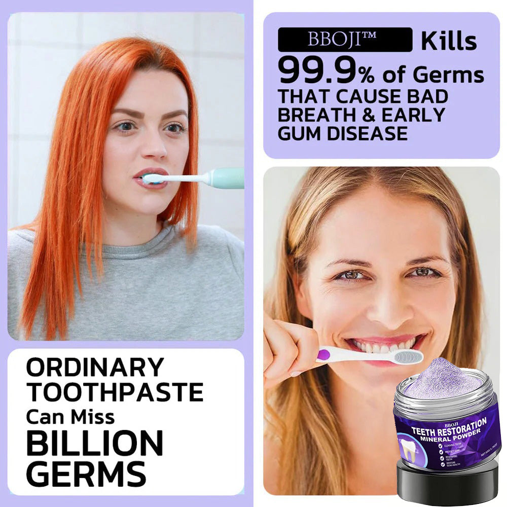 LuxSmile™ Teeth Renewal Mineral Powder — Transform Your Smile with Radiant, Pain-Free Confidence Every Day