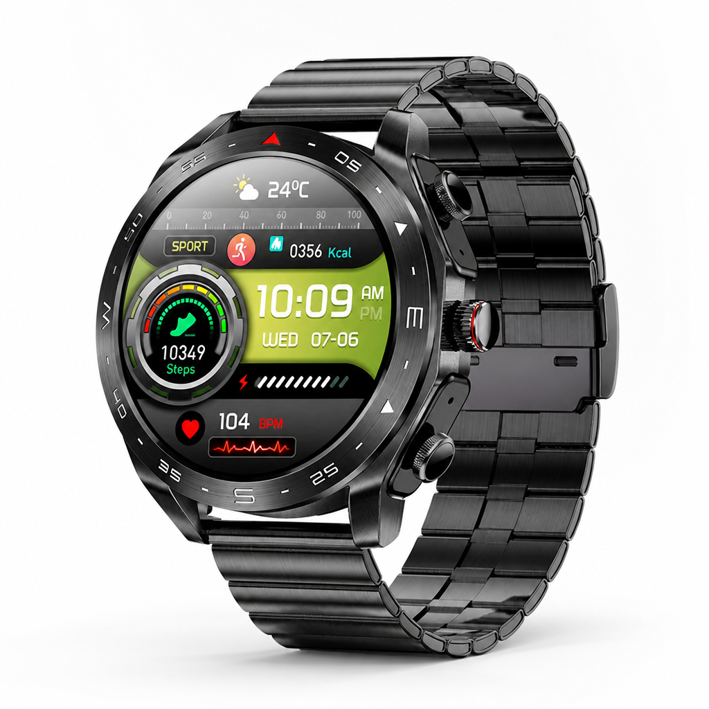 VeloSync™ — Seamlessly Power Your Day with Music, Calls, and Fitness in One Wristwear