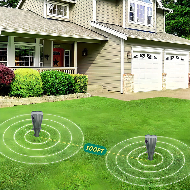 TerraGuard™ — Silent Solar Power That Saves Your Garden from Destructive Pests