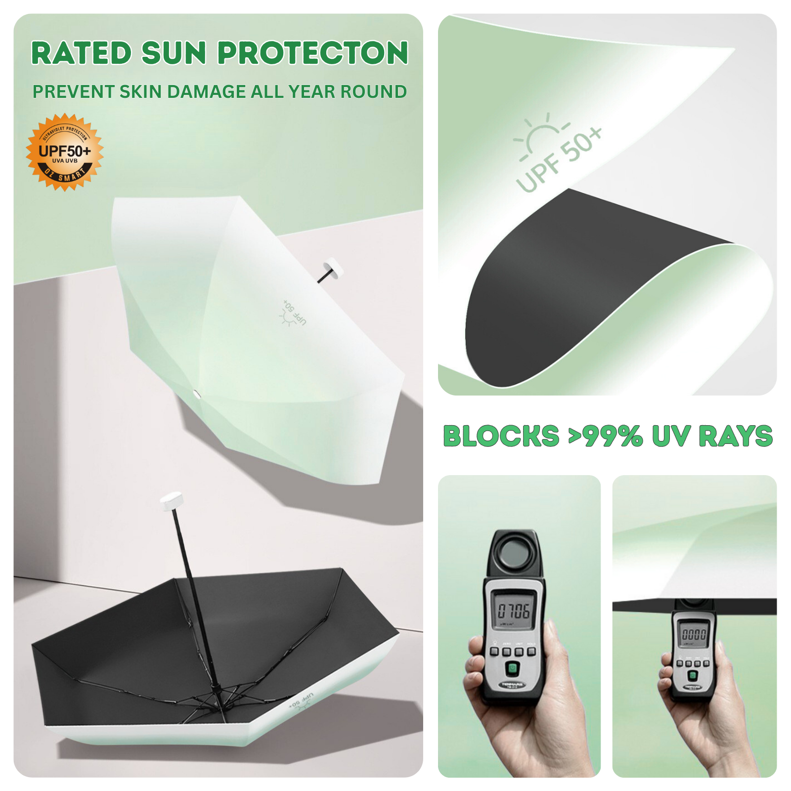 ViridiShade™ Mini Umbrella — Ultimate Lightweight Shield for Rain, Sun, and Style Anywhere You Roam