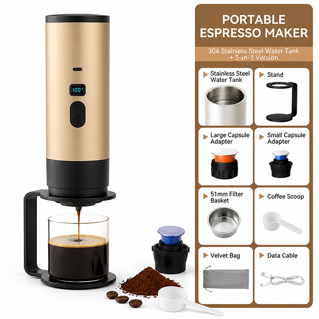 VeroBrew™ — Unleash Bold, Café-Quality Espresso Wherever Adventure Calls