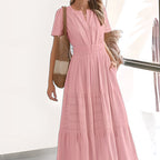 LuminaBelle™ Maxi Dress — Embrace Your Curves with Featherlight Freedom and Effortless Elegance