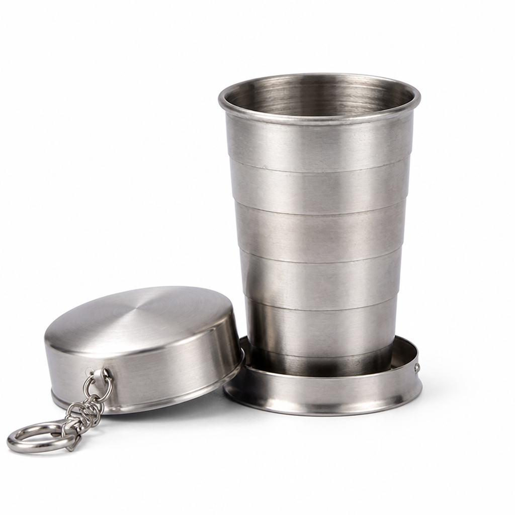 PocketSip™ — Keep a reusable cup close, without the bulk wherever you go.