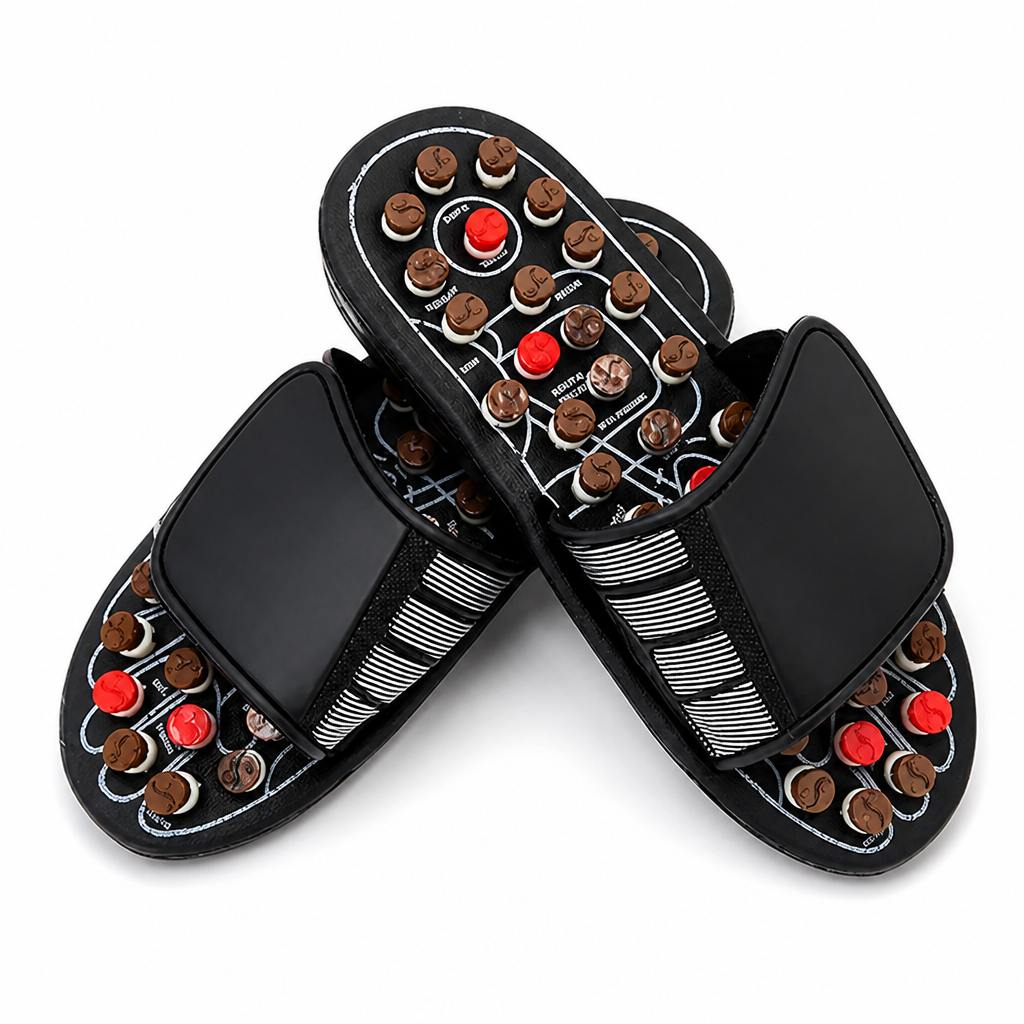 SolaraZen™ Acupressure Slippers — Melt Away Stress and Power Up Every Step