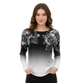 VelvetLilac™ Floral Long Sleeve — Slip into Breathable Elegance That Turns Heads Effortlessly