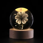Boule de cristal lumineuse