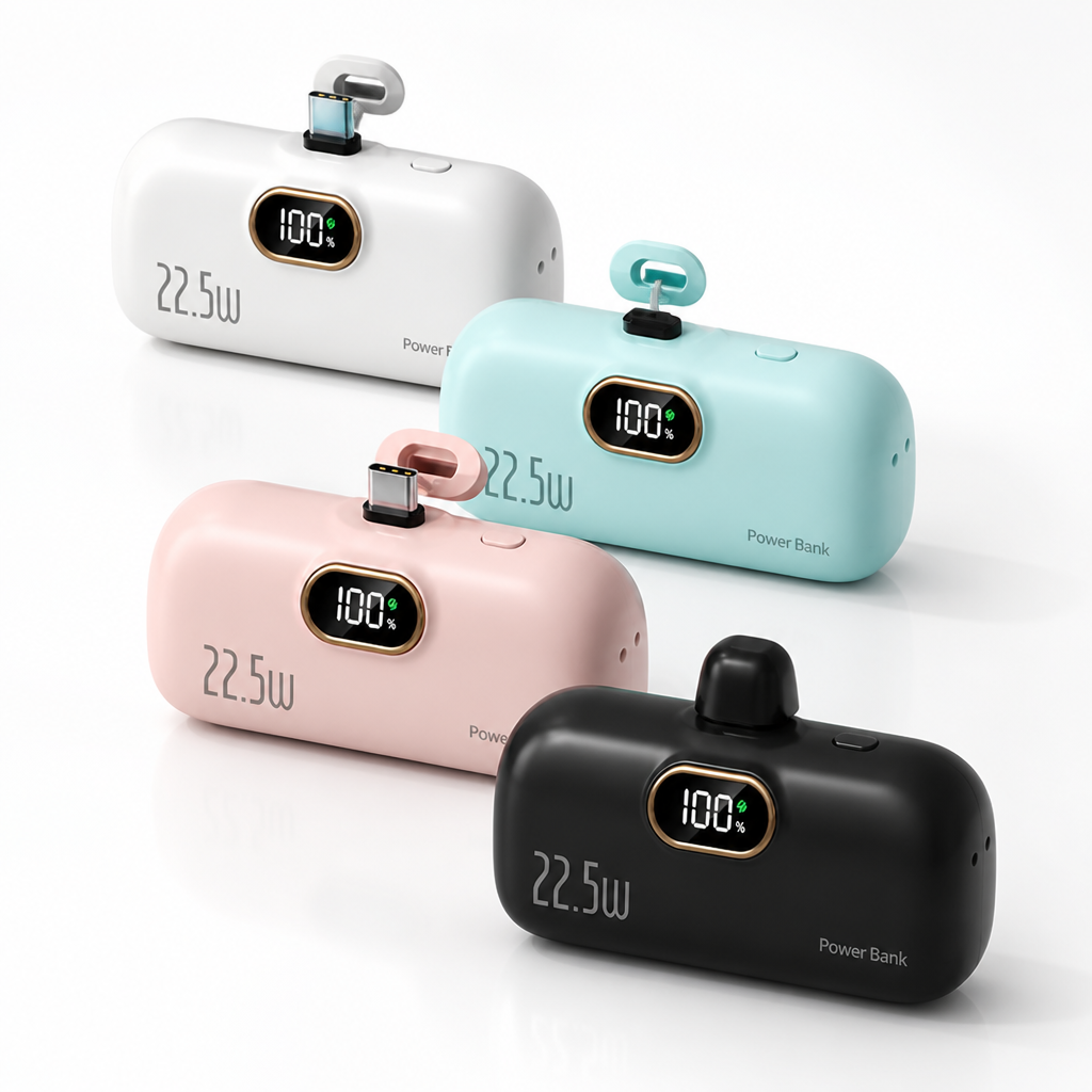 VoltEdge™ 5000mAh Mini Power Bank — Turbo Charge Your Freedom and Never Miss a Moment