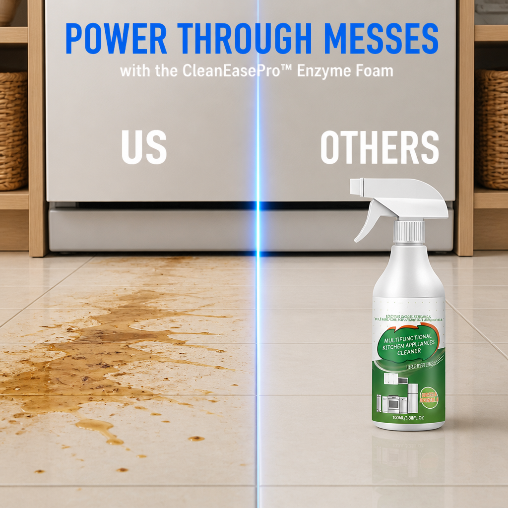 CleanEasePro™ — Melt Away Grease Instantly for a Sparkling, Safe Home