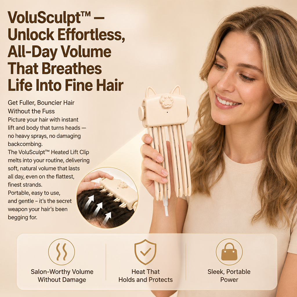 VoluSculpt™ — Unlock Effortless, All-Day Volume That Breathes Life Into Fine Hair