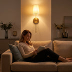 LumiVibe™ Wireless Wall Lamp Sconce — Transform Your Space Into a Cozy, Luxe Retreat Instantly