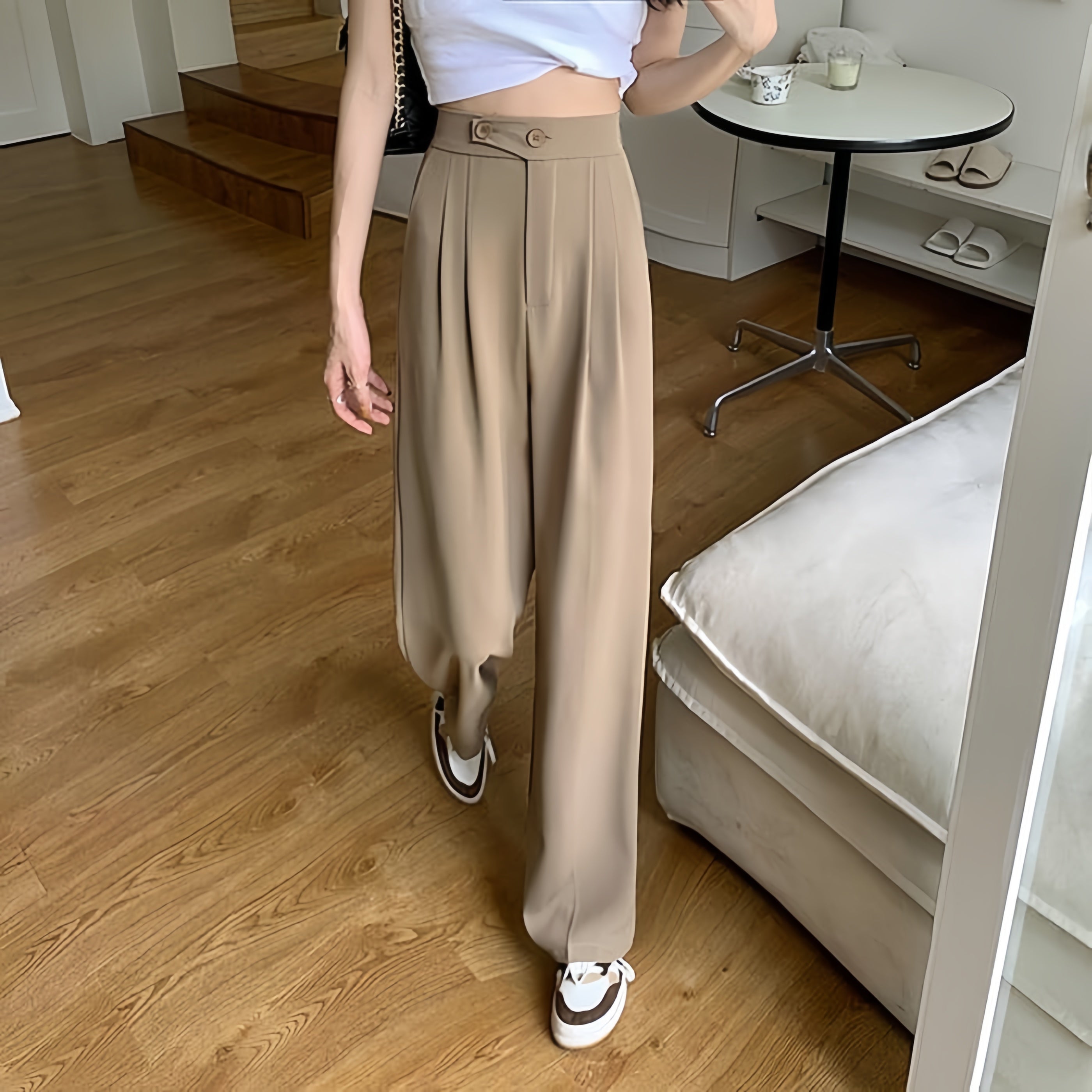 LuminaCurve™ Wide Leg Pants — Sculpt Your Silhouette with Weightless Comfort Every Step