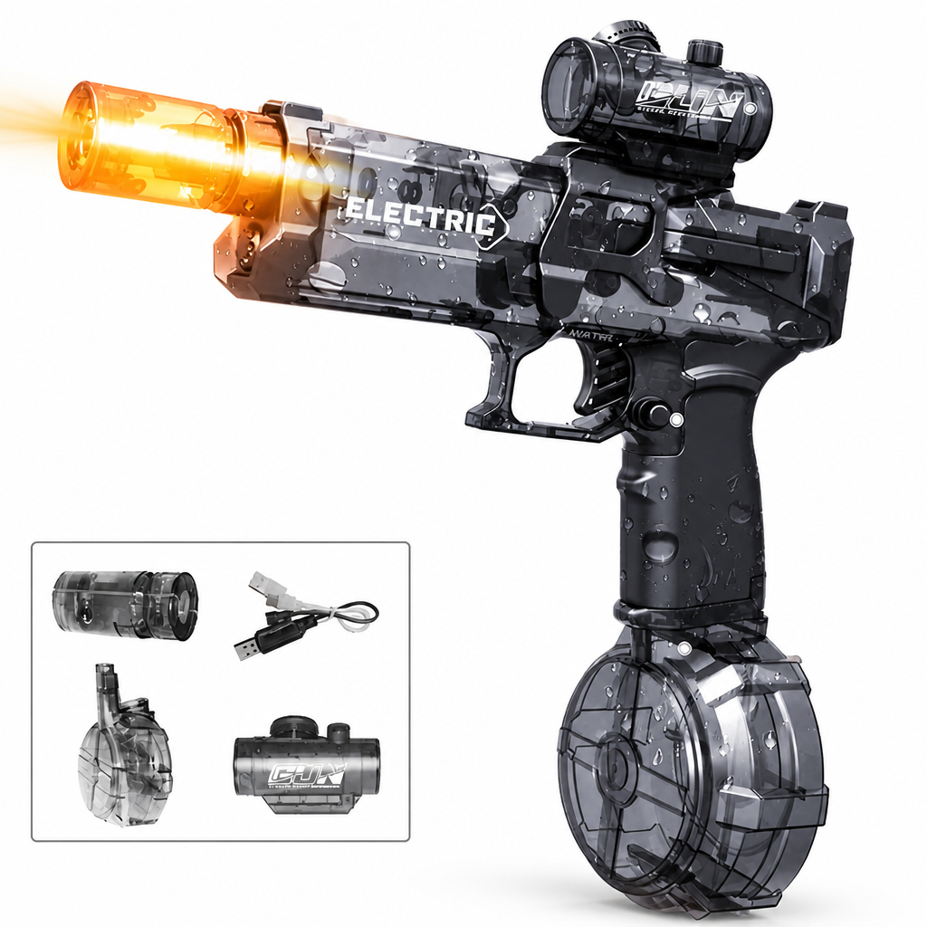 HydroBlaze™ Dual-Spray Electric Blaster — Unleash Nonstop Power and Own Every Water Battle