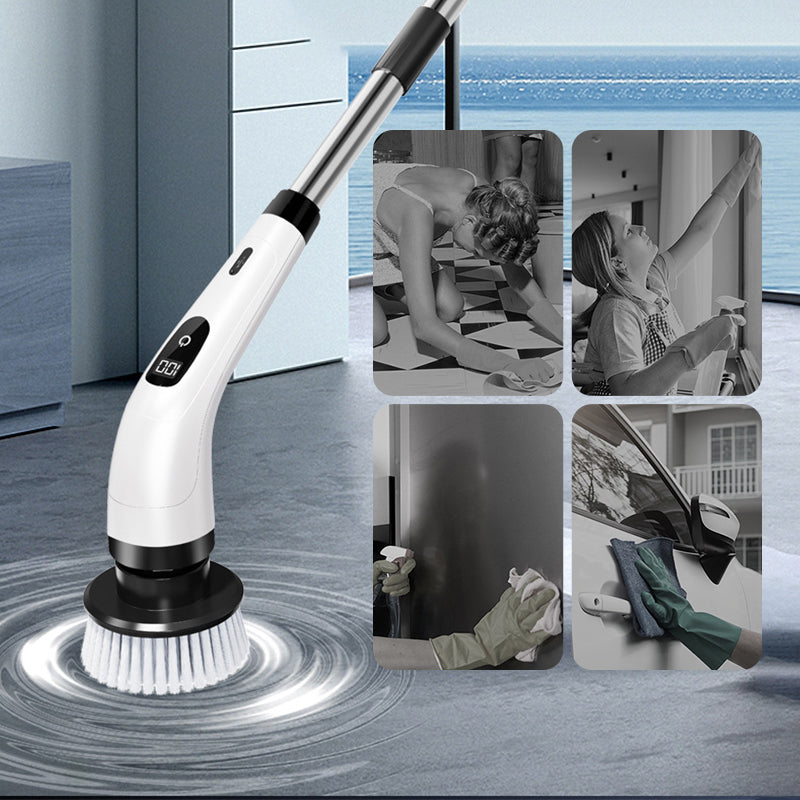 ScrubSwift™ 9-in-1 Electric Cleaning Brush — Effortless Power That Makes Every Surface Shine Instantly