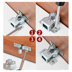 SteelLock™ Dual Roller Cabinet Latches (Set of 4) — Lock In Quiet Strength and Unshakable Peace of Mind