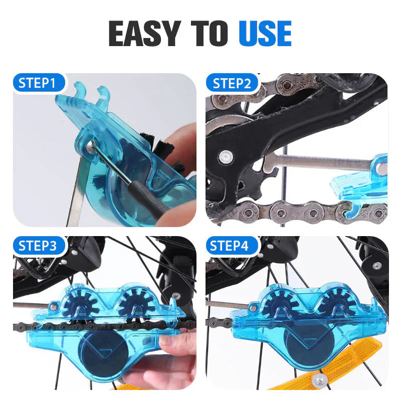 GlidePro™ — Transform Your Ride with Effortless, Turbo-Charged Chain Cleaning