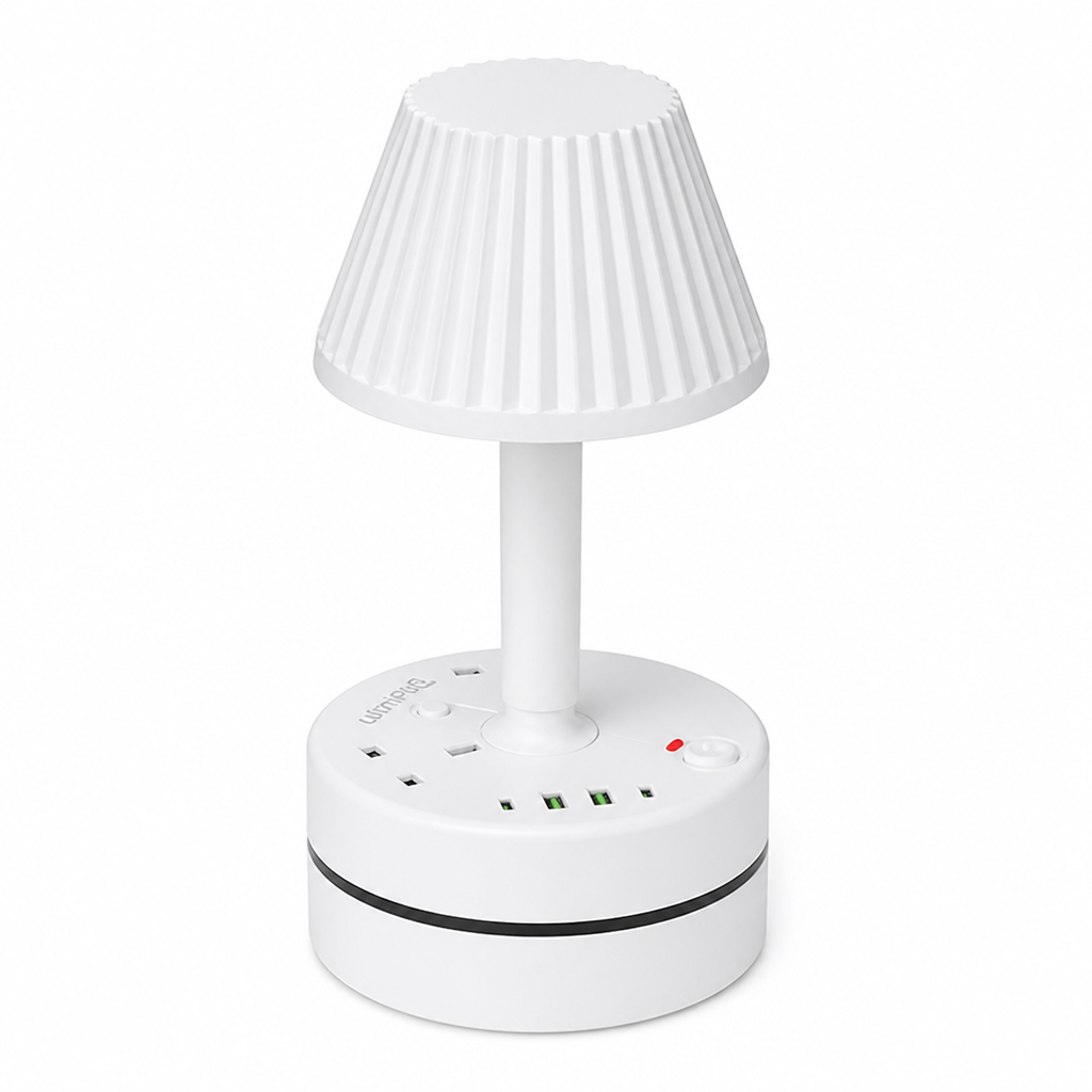 LumiPulse™ — Wake Up to Clutter-Free Power and Soothing Light Every Night