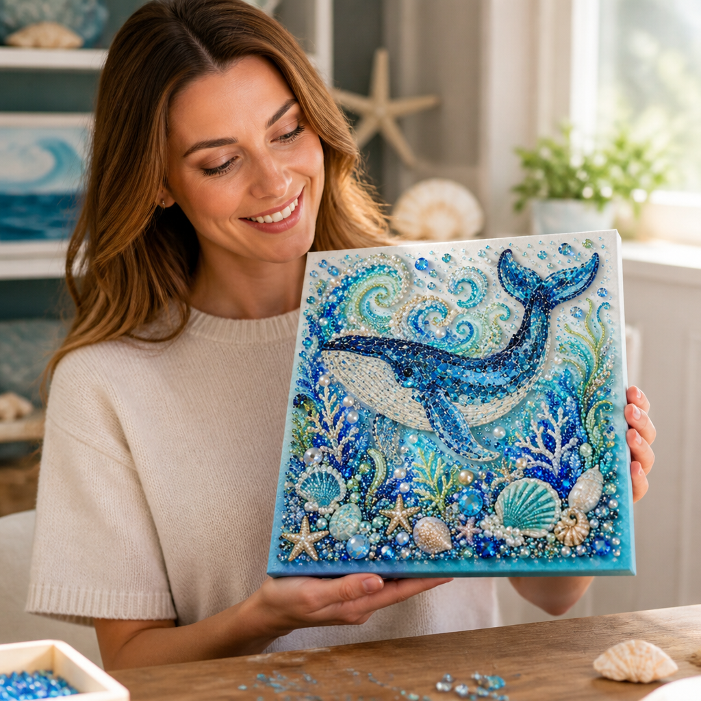 PearlWave™ Coastal Art Kit — Escape Stress and Create Stunning Ocean Treasures in 3D