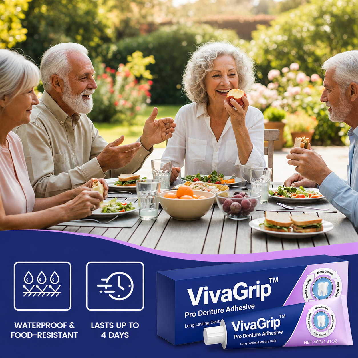 VivaGrip™ — Unshakable Comfort and Confidence That Lasts for Days