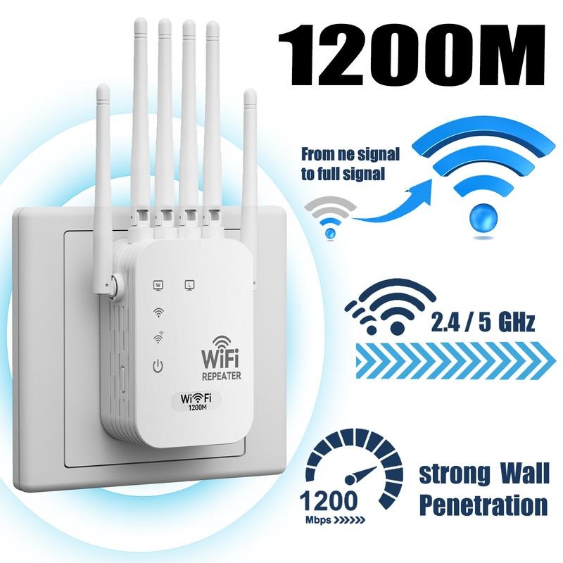 AxioWave™ Dual Band WiFi Extender — Crush Dead Zones and Power Every Device with Lightning-Fast WiFi