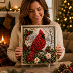 JoyLoom™ 3D Christmas Fabric Art Kit — Create Stunning Holiday Masterpieces Without Sewing or Stress