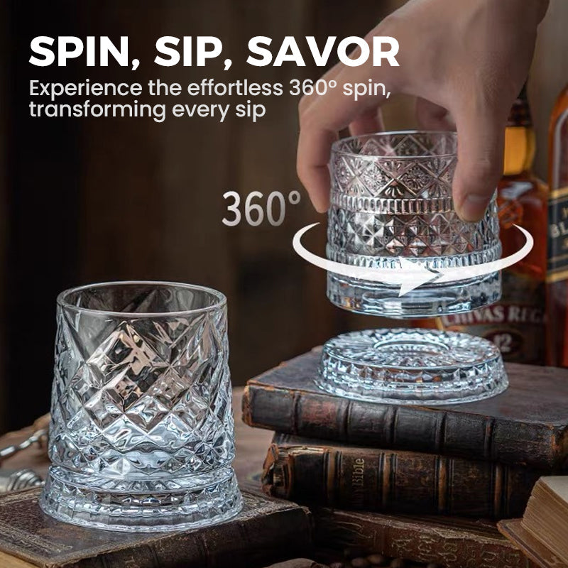 SipSpin™ — Transform Your Whiskey Into a Mesmerizing Moment of Relaxation and Style