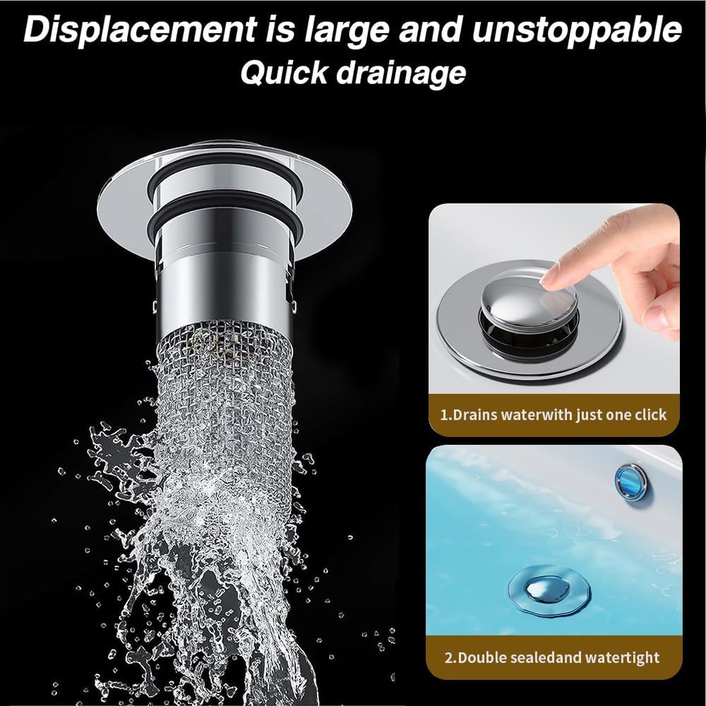 Stainless Steel Floor Drain Filter - Isolates Odors and Prevents Cockroaches
