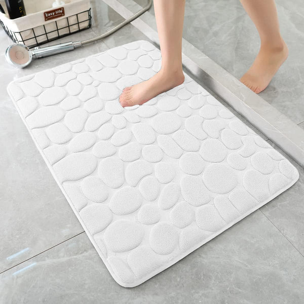 ZephyrNest™ Cobblestone Mat — Wrap Your Feet in Cozy Safety and Instant Dryness