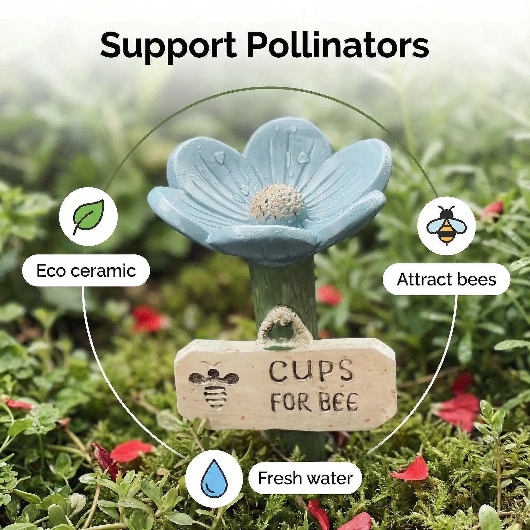 BeeBliss™ Flower Watering Station — Ignite Buzzing Life and Endless Blooms in Your Garden