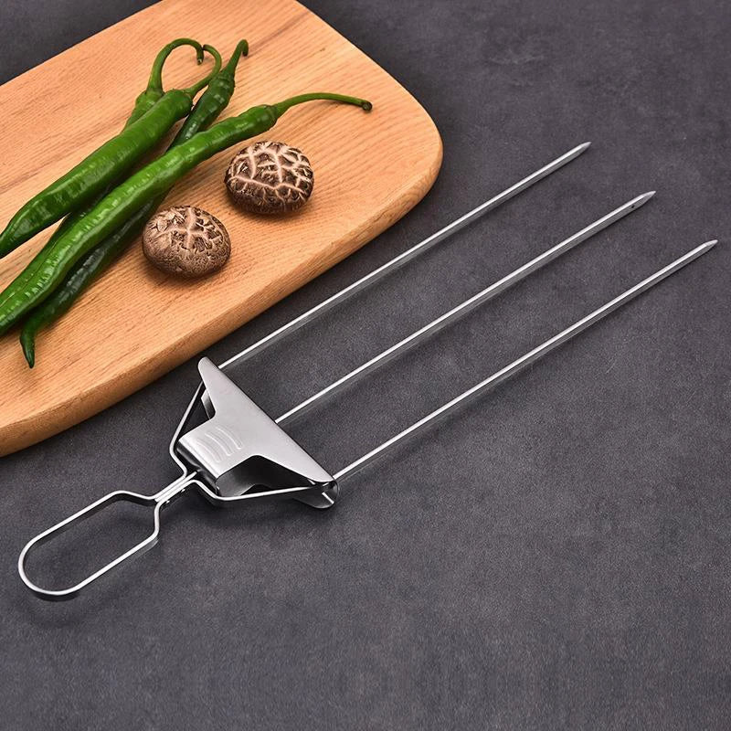 SkewerPro™ — Master Every Skewer with Rock-Solid Grip and Effortless Control