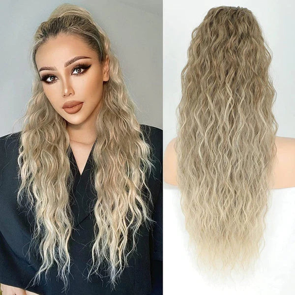 Synthetic Wave Ponytail™ — Turn Heads Instantly with Effortless, Bounce-Filled Volume