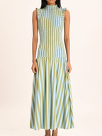 VelaVerve™ Stripe Maxi Dress — Unleash Effortless Elegance That Moves with You
