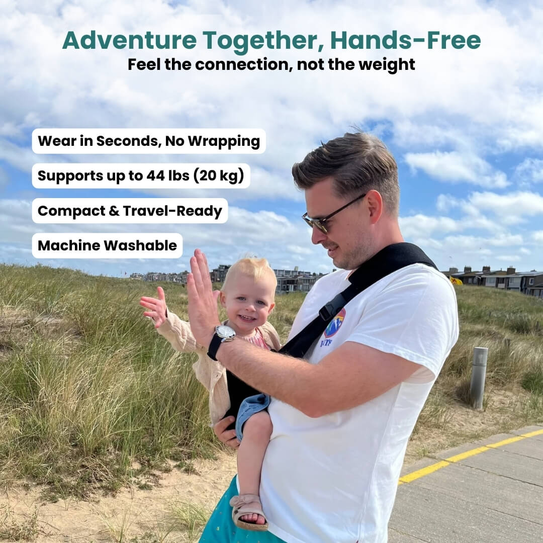 LumaNest™ Toddler Carrier — Carry Your Little One All Day with Effortless Comfort and Style