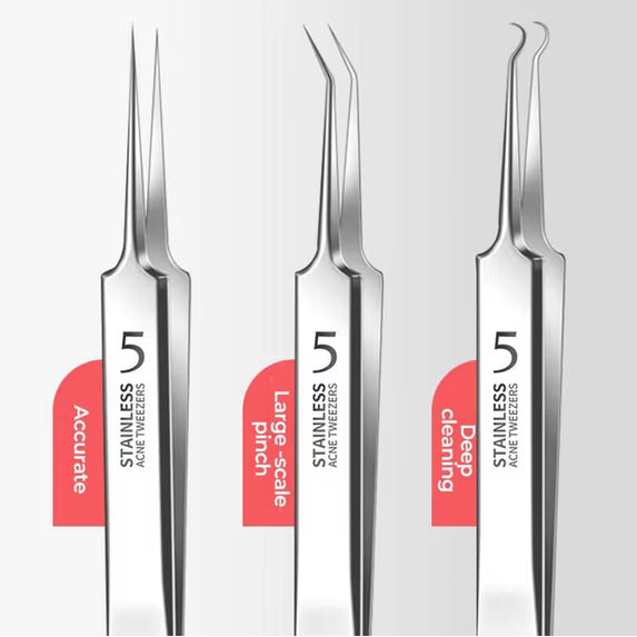 DermaSculpt™ Tweezers Set — Unlock Flawless, Confident Skin with Precise, Pain-Free Extraction