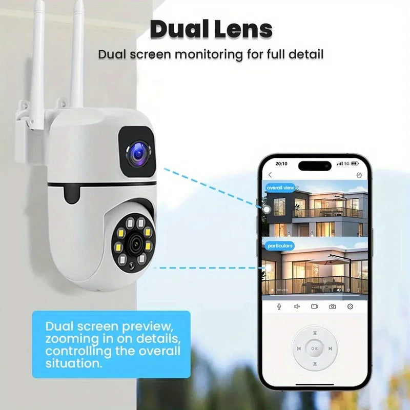 ClariGuard™ Dual Lens Security Camera — Take Full Control of Every Moment and Sleep Soundly Every Night